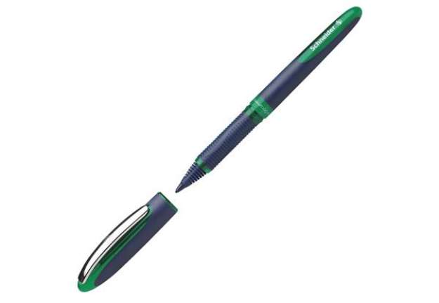 Immagine di Roller One Business con cappuccio  - tratto ultra smooth 0,6mm - verde - Schneider