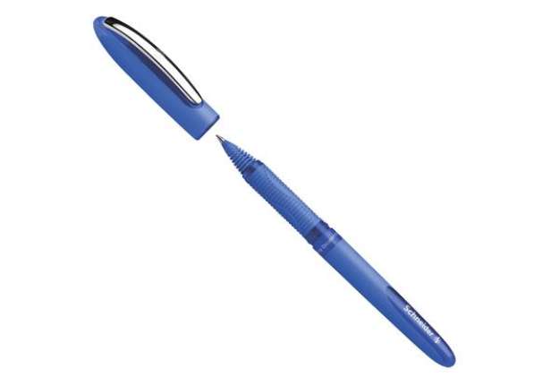 Immagine di Roller One Hybrid C con cappuccio  - tratto 0,3mm - blu - Schneider