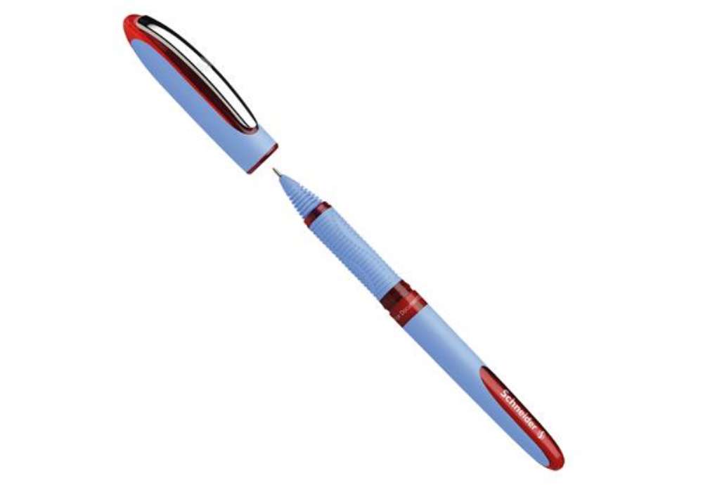 Immagine di Roller One Hybrid N con cappuccio  - tratto 0,3mm - rosso - Schneider
