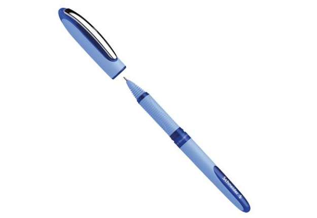 Immagine di Roller One Hybrid N con cappuccio - tratto 0,5mm - blu - Schneider