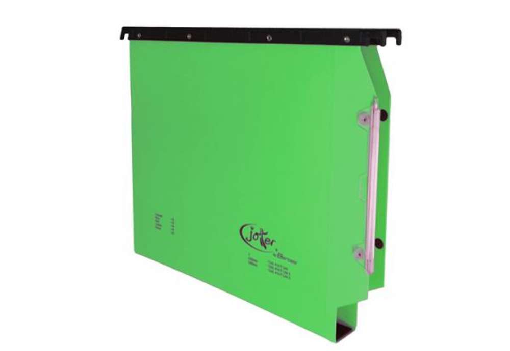 Immagine di Cartella sospesa Joker - armadio - interasse 33 cm - fondo U - 33 x 28 cm - verde - Bertesi