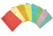 Immagine di Cartelline a L con finestra Sintex - cartoncino 120 gr - 22x31 cm - rosso - Blasetti - conf. 50 pezz