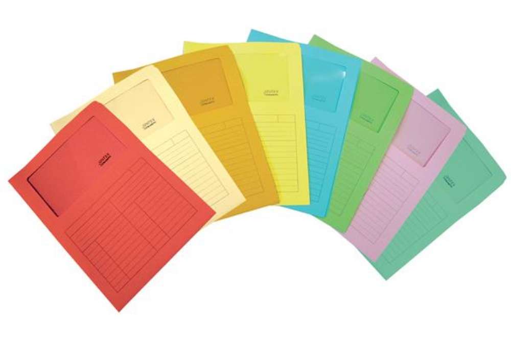 Immagine di Cartellina a L con finestra Sintex - 120 gr - A4 - avorio - Blasetti - conf. 50 pezzi
