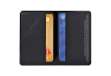 Immagine di Portadocumenti RFID Hidentity Doppio per bancomat/carta di credito - PVC - 9,5 x 6 cm - nero - Exaco