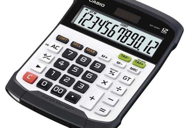 Immagine di Calcolatrice da tavolo WD-320MT - 12 cifre - waterproof - Casio