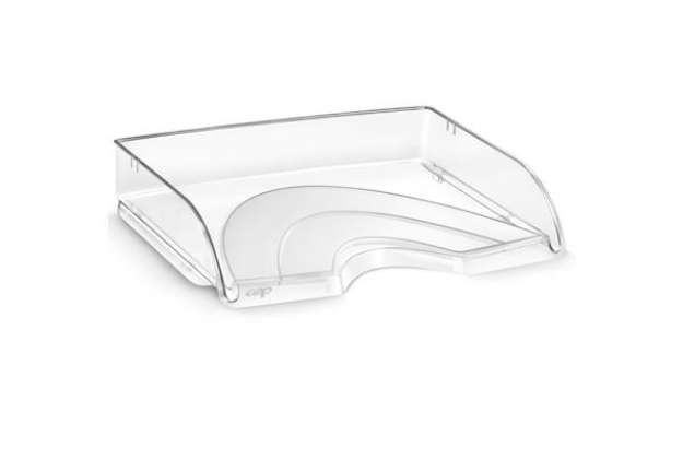 Immagine di Vaschetta portacorrispondenza - apertura frontale - 26 x 35,1 x 6,9 cm - trasparente crystal - Cep