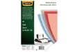 Immagine di Copertine Clear - A4 - 200 micron - PVC - neutro trasparente - Fellowes - scatola 100 pezzi