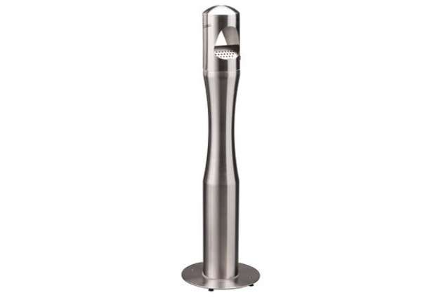 Immagine di Portacenere a colonnna - diametro 13 cm - H 108 cm - acciaio inox - Medial International