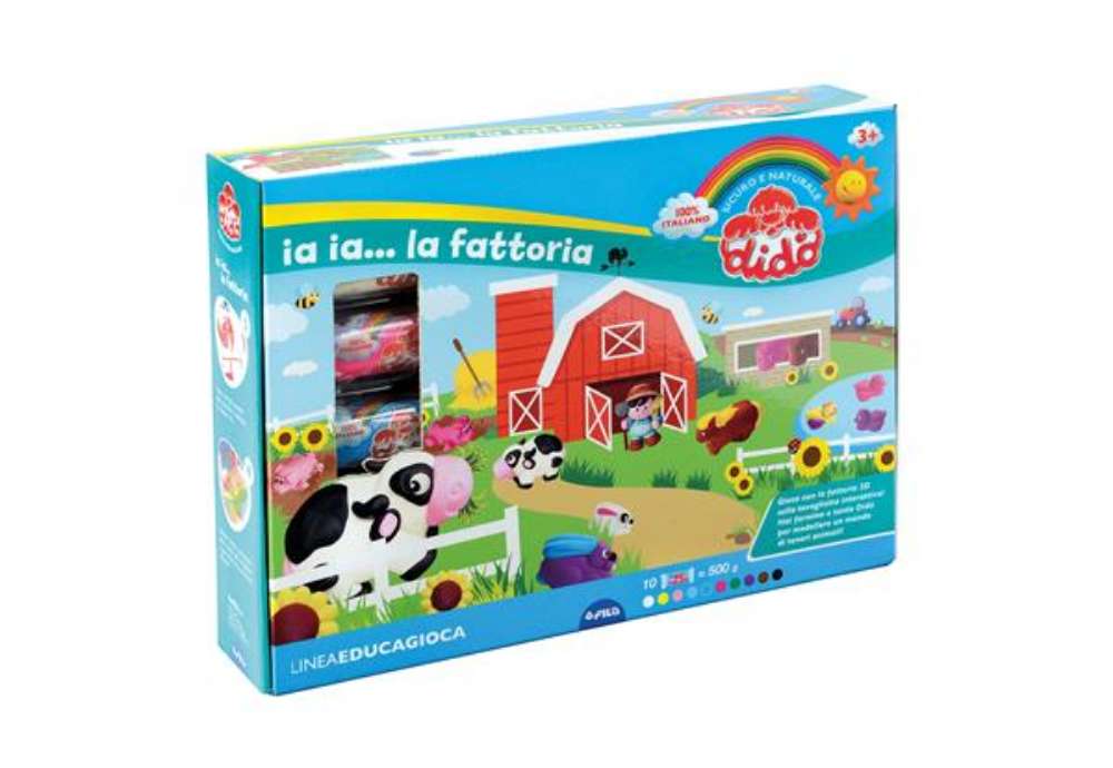Immagine di Didò Farm - 10 salsiciotti - con formine e scenario 3d - DiDò