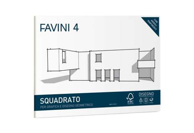 Immagine di Album favini 4 - 24x33cm - 220gr - 20 fogli - liscio squadrato - Favini