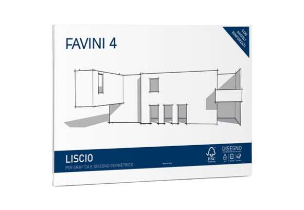 Immagine di Album Favini 4 - 33x48cm - 220gr - 20 fogli - liscio - Favini