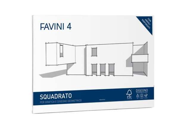 Immagine di Album Favini 4 - 33x48cm - 220gr - 20 fogli - liscio squadrato - Favini