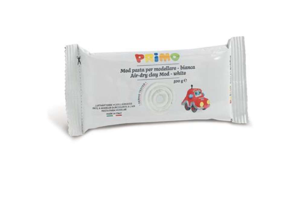 Immagine di Pasta da modellare - 500gr - bianco - Primo