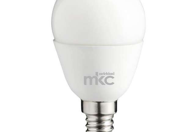 Immagine di Lampada - Led - minisfera - 5,5W - E14 - 3000K - luce bianca calda - MKC