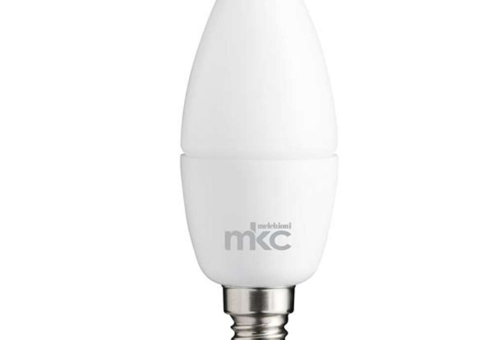 Immagine di Lampada - Led - candela - 5,5W - E14 - 6000K - luce bianca fredda - MKC