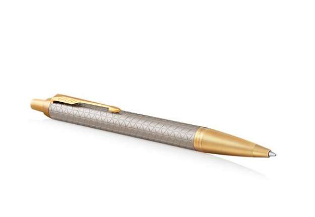 Immagine di Penna sfera IM Premium Grey Metal Chiselled - punta M - Parker