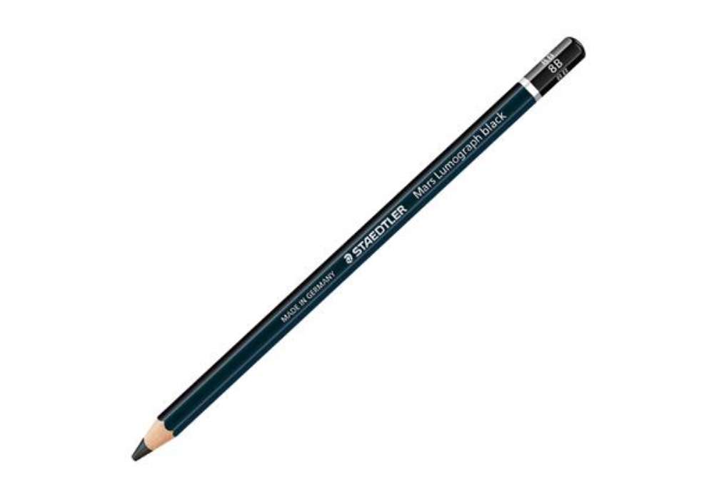 Immagine di Matita di grafite tipo carboncino Mars Lumograph Black - gradazione 8B - Staedtleri