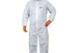 Immagine di Tuta di protezione da rischio chimico DT125 - monouso - taglia L - bianco/arancio - Deltaplus