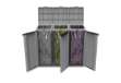 Immagine di Contenitore EcoCab 3 per raccolta differenziata - 102x39x88,7 cm - 3 portasacco da 110 L ciascuno -