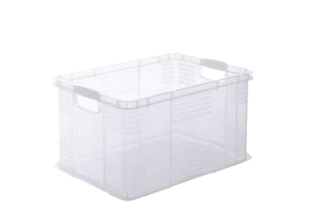 Immagine di Contenitore portaoggetti - 59x39x31 cm - A3 - 55 L - PPL - trasparente - Rotho
