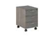 Immagine di Cassettiera Easy - 3 cassetti - con ruote - 41,8 x 52 x 59,5 cm - frassino toscano