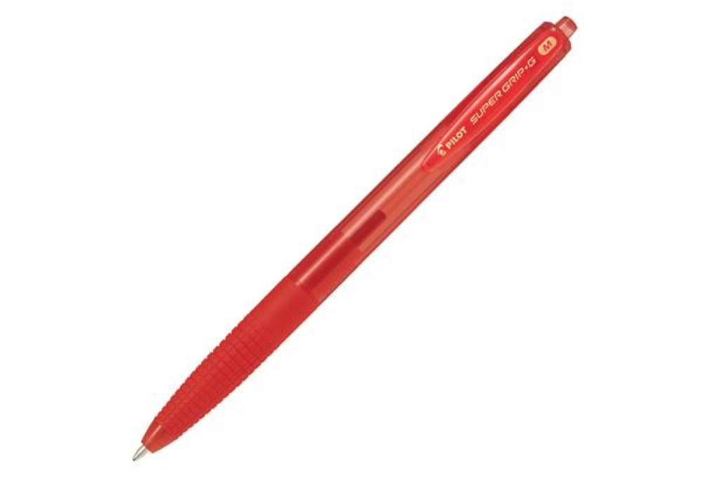 Immagine di Penna a scatto Supergrip G - punta 1,0mm - rosso  - Pilot