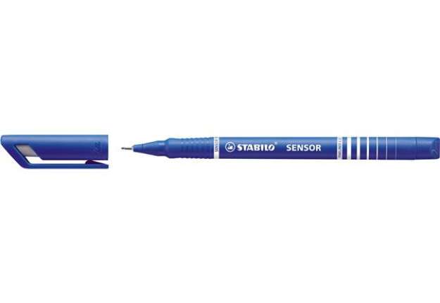 Immagine di Fineliner Stabilo Sensor - tratto 0,3mm - blu - Stabilo