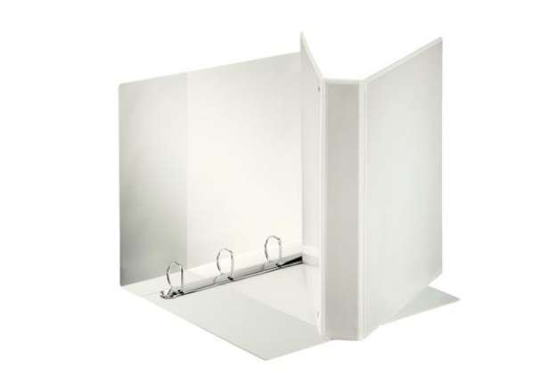Immagine di Raccoglitore personalizzabile Display - 4 anelli a D 30 mm - 4,7 cm - 22x30 cm - bianco - Esselte