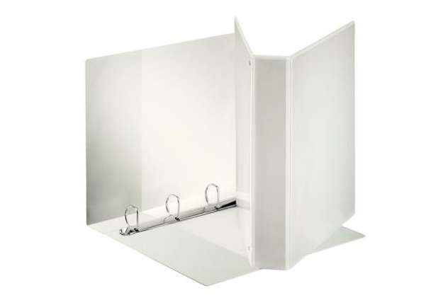Immagine di Raccoglitore personalizzabile Display - 4 anelli a D 40 mm - dorso 5,9 cm - 22x30 cm - bianco - Esse