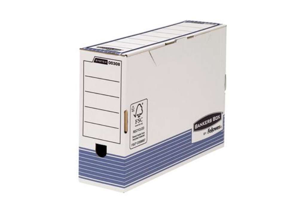 Immagine di Scatola archivio Bankers Box System - formato legale - 25,5 x 36 cm - dorso 10 cm - Fellowes