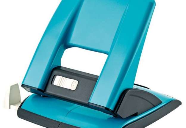 Immagine di Perforatore - passo 8 cm - max 30 fogli - 2 fori - turchese - Kartia