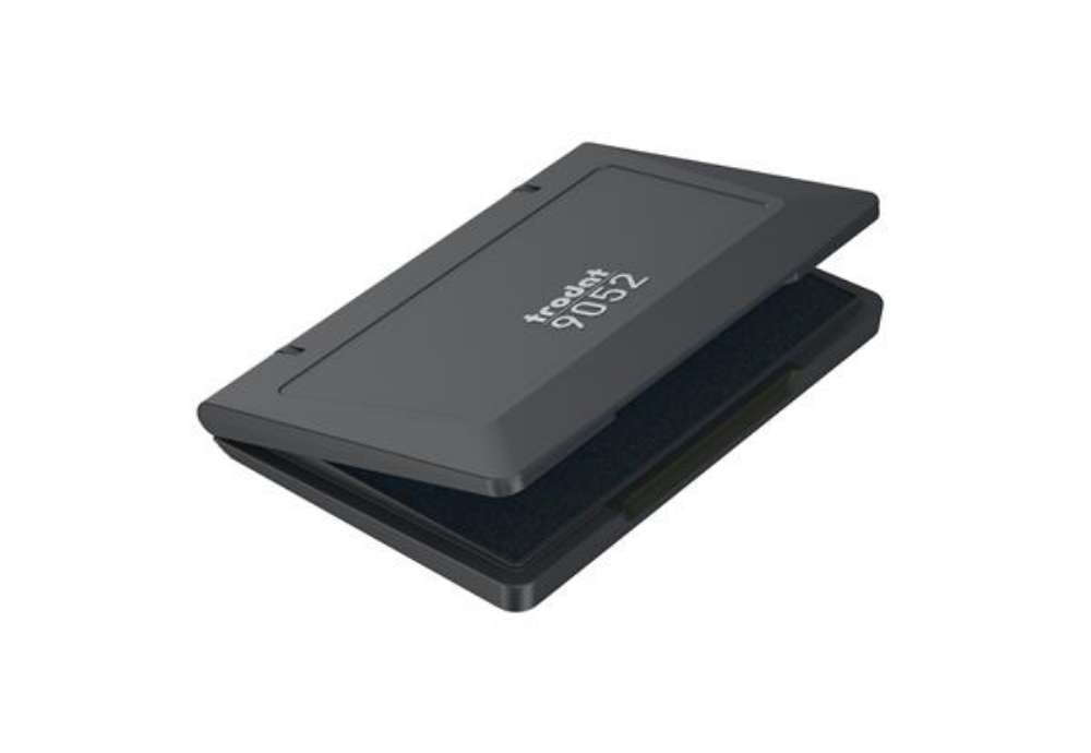 Immagine di Cuscinetto 9052 per timbri in gomma - 7 x 11 cm - nero - Trodat
