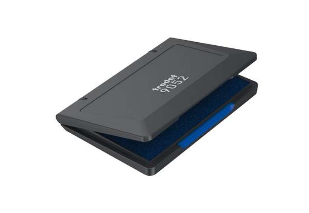 Immagine di Cuscinetto 9052 per timbri in gomma - 7 x 11 cm - blu - Trodat