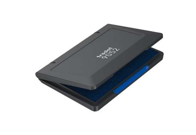 Immagine di Cuscinetto 9052 per timbri in gomma - 7 x 11 cm - blu - Trodat