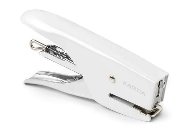Immagine di Blister Mini cucitrice M013 + punti passo 10 - bianco - Iternet