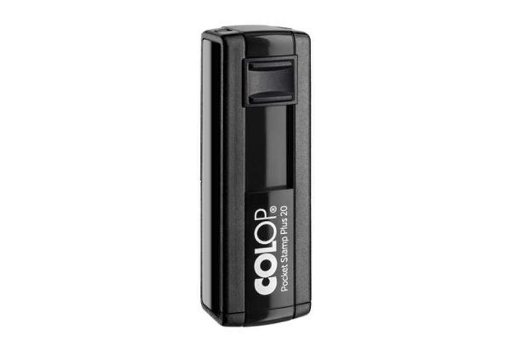 Immagine di Timbro Pocket Stamp Plus 20 - 14 x 38 mm - 4 righe - autoinchiostrante - nero - Colop