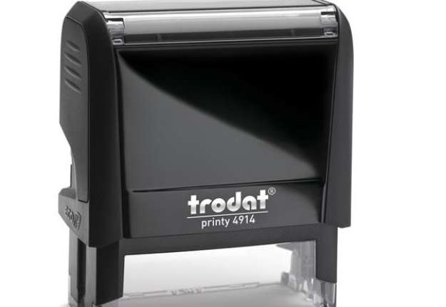 Immagine di Timbro Original Printy 4.0 4914 - autoinchiostrante - personalizzabile - 64x26 mm - 7 righe - Trodat