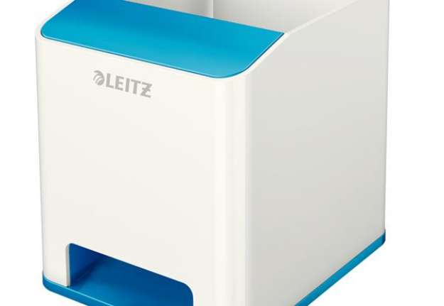 Immagine di Portapenne con amplificatore WOW - 9x10x10 cm - blu - Leitz