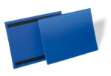 Immagine di Buste identificative magnetiche - A4 orizzontale - blu - Durable - conf. 50 pezzi