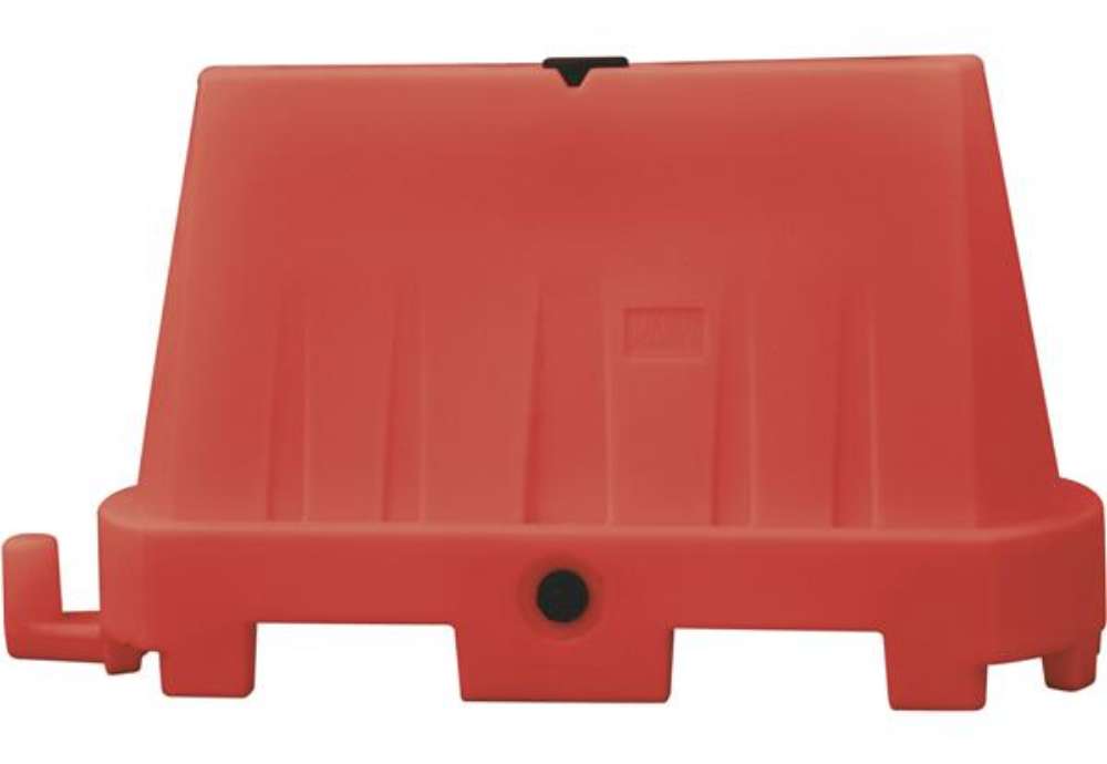 Immagine di Barriera stradale - tipo New Jersey - 100 x 40 x 70 cm - PE - rosso