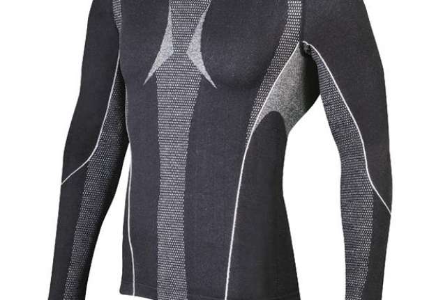 Immagine di Maglia termica Koldy - poliammide/Coolmax/elastan - taglia L - nero - Deltaplus