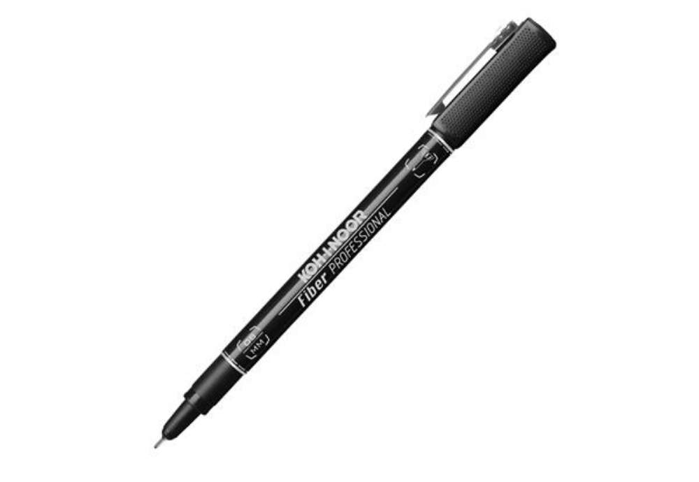 Immagine di Fineliner Professional Fiber - 0,6mm - nero - Koh.I.Noor