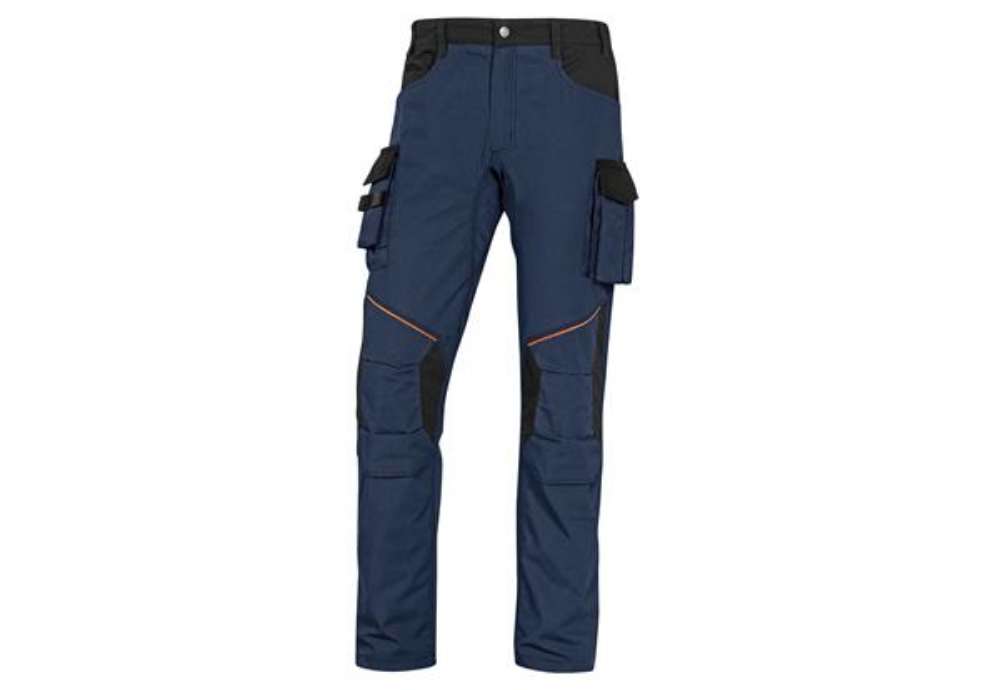 Immagine di Pantalone da lavoro Mach 2 -  twill/poliestere/cotone - taglia M - blu/nero - Deltaplus