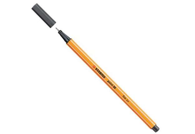 Immagine di Fineliner Point 88 - tratto 0,4 mm - grigio nerastro 97 - Stabilo