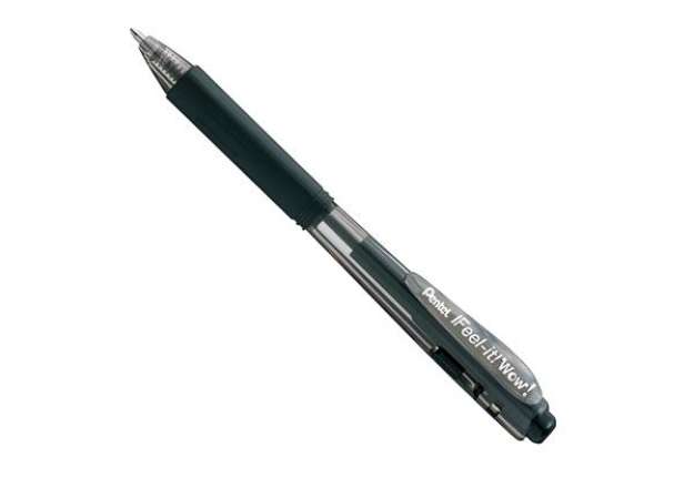 Immagine di Penna a sfera a scatto Feel It Wow! - punta 1,0 mm - nero - Pentel