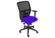 Immagine di Seduta operativa ergonomica Kemper A - braccioli regolabili - blu - Unisit