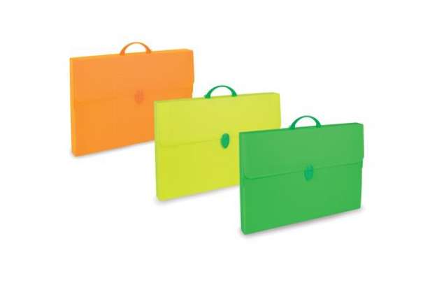 Immagine di Valigetta Polionda Fluo -36,5x56,5cm - dorso 5,5cm - colori assortiti - Favorit