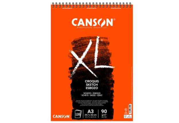 Immagine di Album XL Croquis - A3 - 90 gr - 120 fogli - Canson