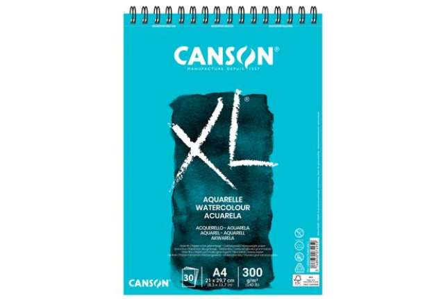 Immagine di Album XL Aquarelle - A4 - 300 gr - 30 fogli - Canson