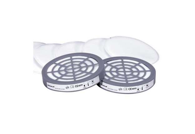 Immagine di Kit 2 filtri P2 per semimaschera M6400 - Deltaplus